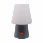 Rechargeable LED Lamp in Colored Plastic for Indoor or Outdoor - Fungostar Viadurini