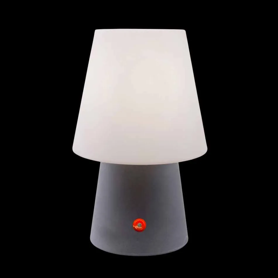 Rechargeable LED Lamp in Colored Plastic for Indoor or Outdoor - Fungostar Viadurini