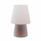 Rechargeable LED Lamp in Colored Plastic for Indoor or Outdoor - Fungostar Viadurini