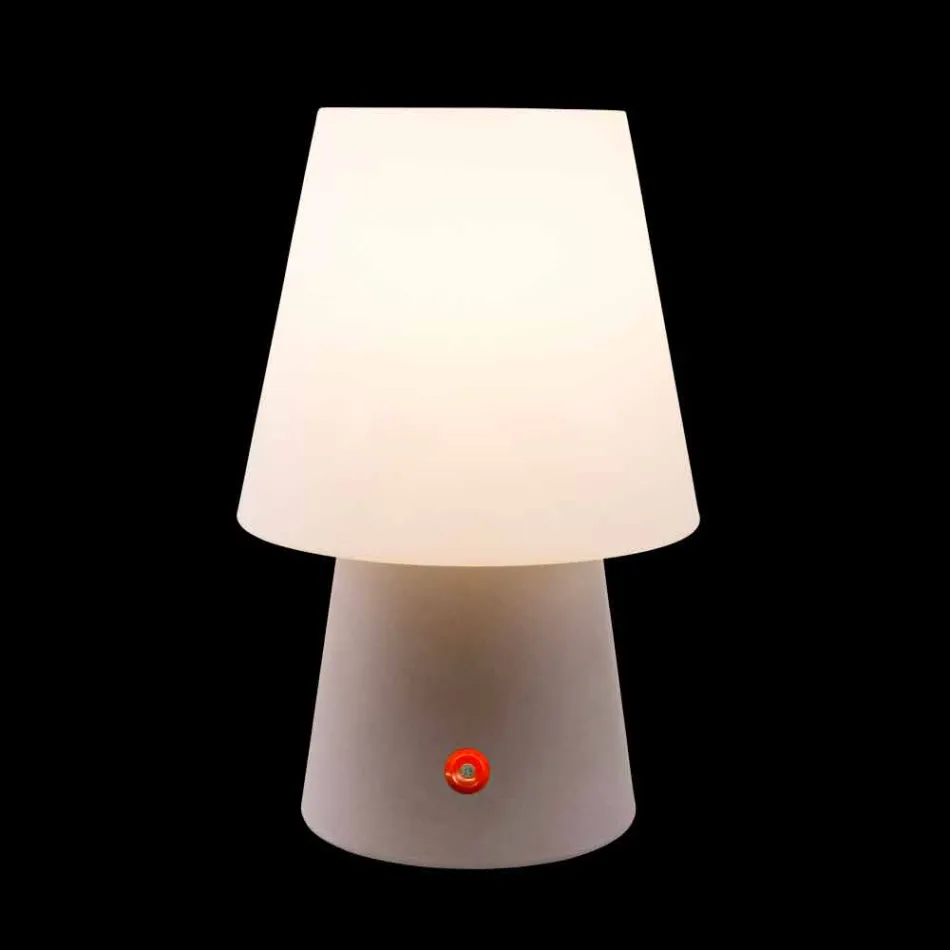 Rechargeable LED Lamp in Colored Plastic for Indoor or Outdoor - Fungostar Viadurini