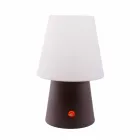 Rechargeable LED Lamp in Colored Plastic for Indoor or Outdoor - Fungostar Viadurini