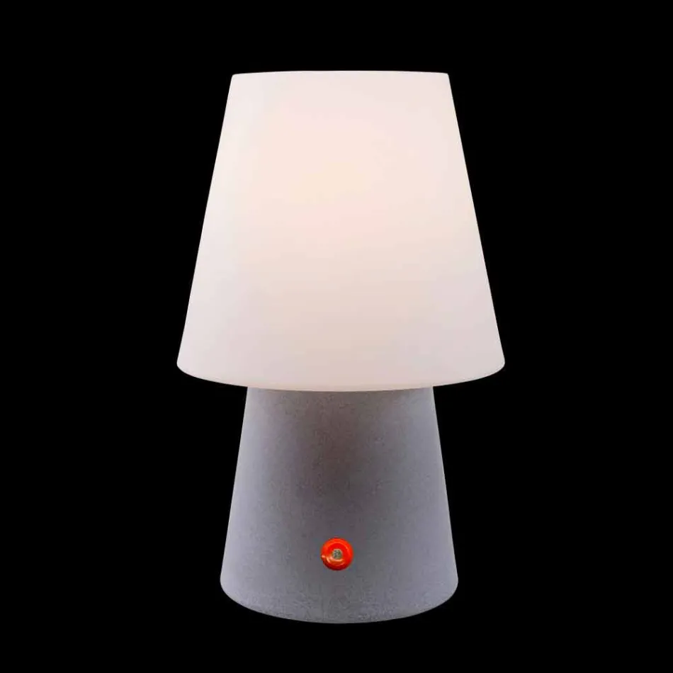 Rechargeable LED Lamp in Colored Plastic for Indoor or Outdoor - Fungostar Viadurini