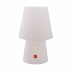 Rechargeable LED Lamp in Colored Plastic for Indoor or Outdoor - Fungostar Viadurini