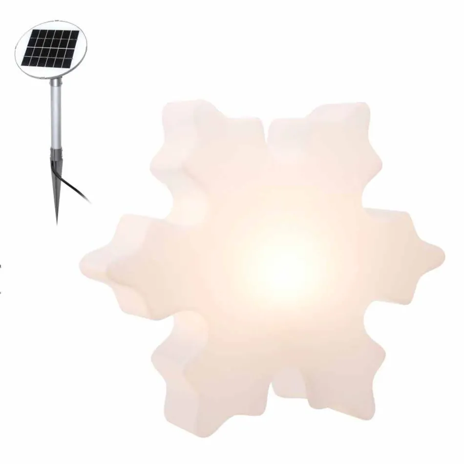 Led Lamp, Solar or E27 Crystal Design for Indoor or Outdoor - Nevestar Viadurini