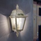 Classic Hand Decorated Aluminum Outdoor Wall Lamp - Gorizia Viadurini