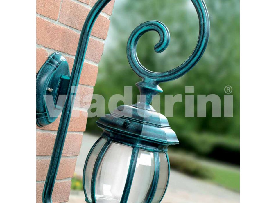 Outdoor wall lamp in die-cast aluminum made in Italy, Anika Viadurini