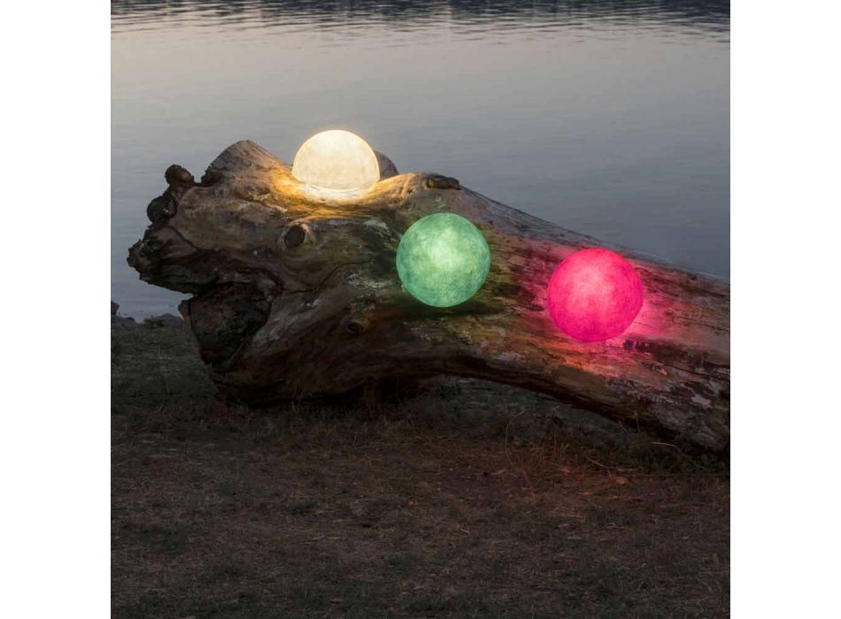 In-es.artdesign Button Out outdoor wall lamp in nebulite color Viadurini