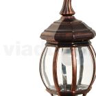 Vintage Style Outdoor Wall Lamp in Aluminum Made in Italy - Leona Viadurini