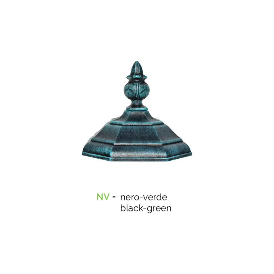 Vintage Style Outdoor Wall Lamp in Aluminum Made in Italy - Leona Viadurini