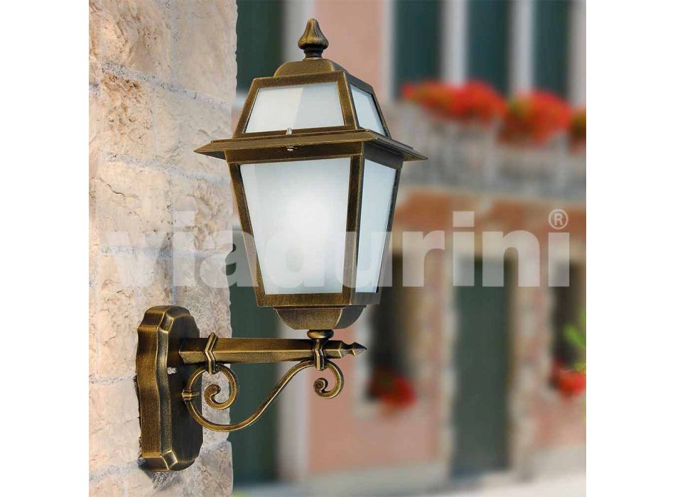 Kristel, an aluminum garden wall lamp made in Italy Viadurini