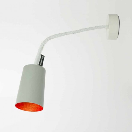 Design wall lamp In-es.artdesign Paint in Painted concrete Viadurini