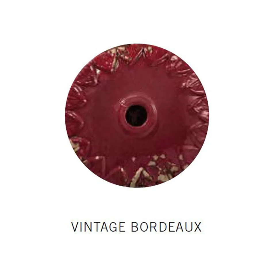 Handmade Crescent Wall Lamp in Iron and Ceramic - Vintage Viadurini