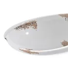 Handmade Crescent Wall Lamp in Iron and Ceramic - Vintage Viadurini