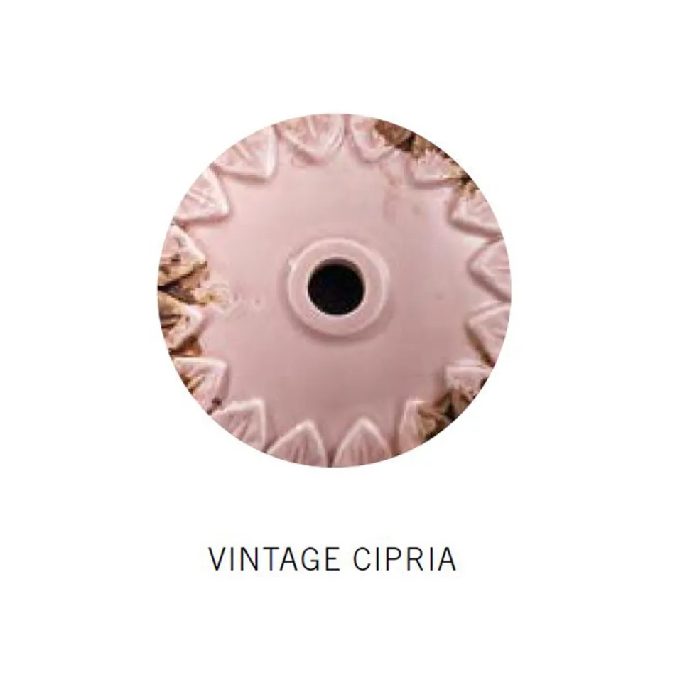 Handmade Crescent Wall Lamp in Iron and Ceramic - Vintage Viadurini