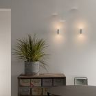 Design Outdoor Wall Lamp in White or Black Aluminum - Leopida Viadurini