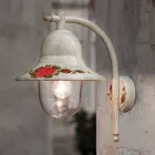 Outdoor Wall Lamp in Hand Painted White Aluminum - Imperia Viadurini