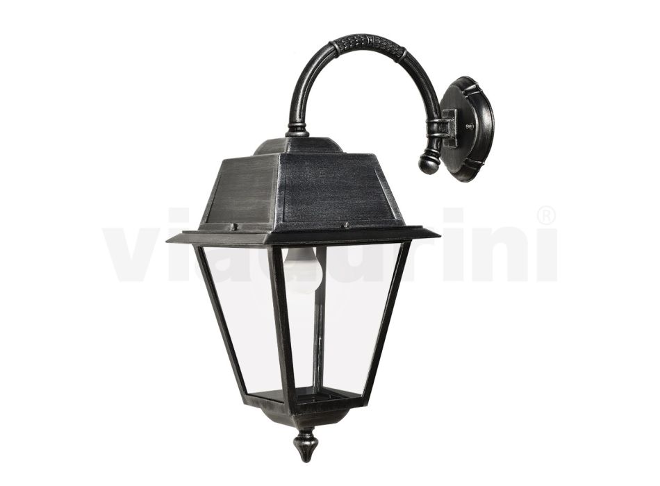 Vintage Aluminum Outdoor Wall Lamp Made in Italy - Doroty Viadurini