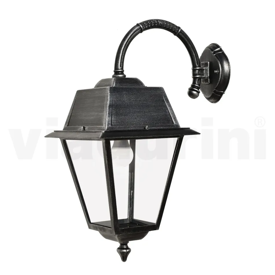 Vintage Aluminum Outdoor Wall Lamp Made in Italy - Doroty Viadurini
