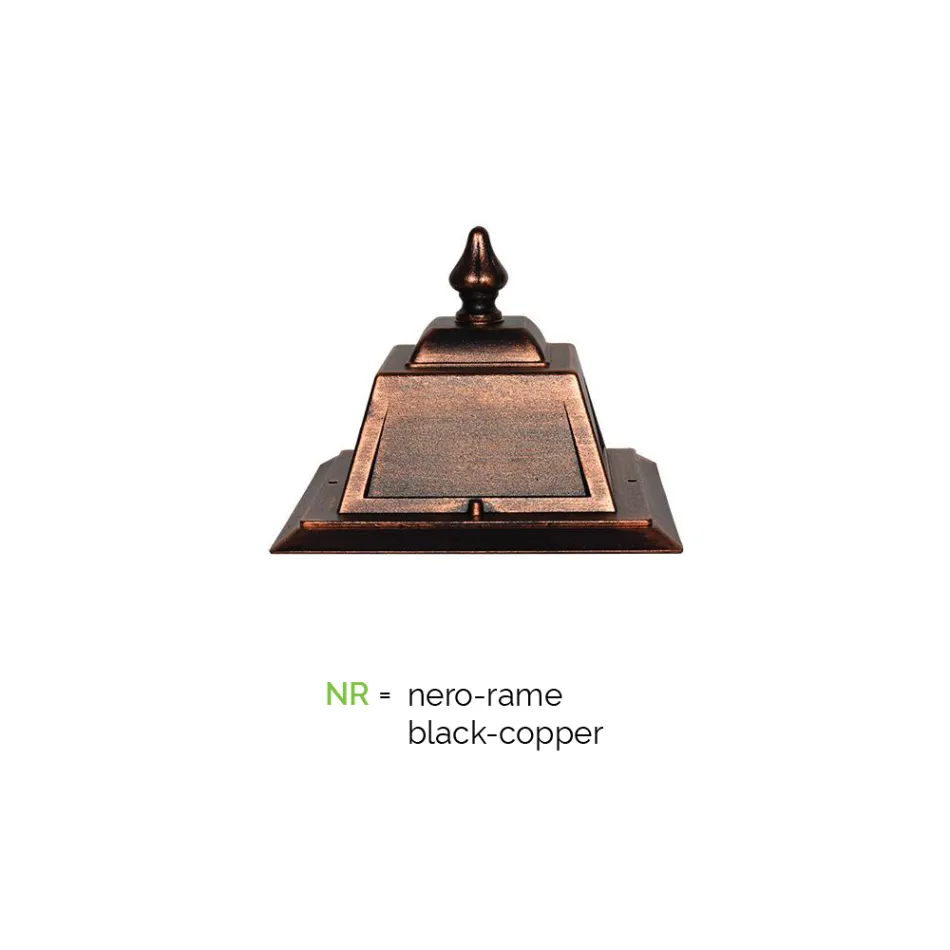 Vintage Aluminum Outdoor Wall Lamp Made in Italy - Doroty Viadurini