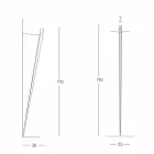 Dimmable Metal Wall Lamp with Integrated LED Made in Italy - Celine Viadurini