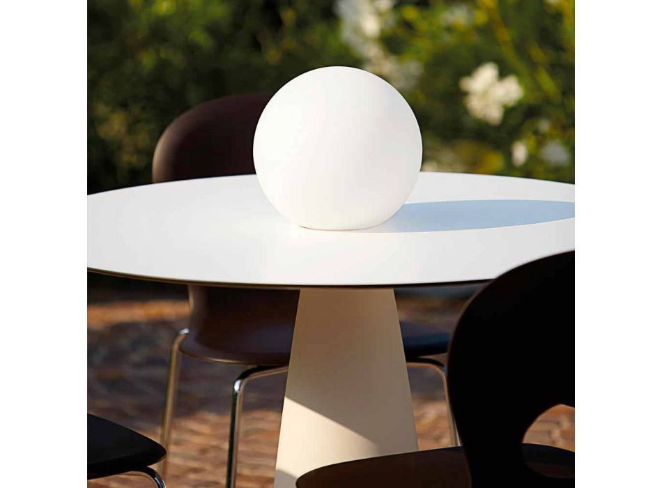 Globe sphere / table lamp Slide Globo white bright made in Italy Viadurini