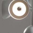 Suspension Lamp 16 Lights Design in White or Black -Celio Aluminum Viadurini