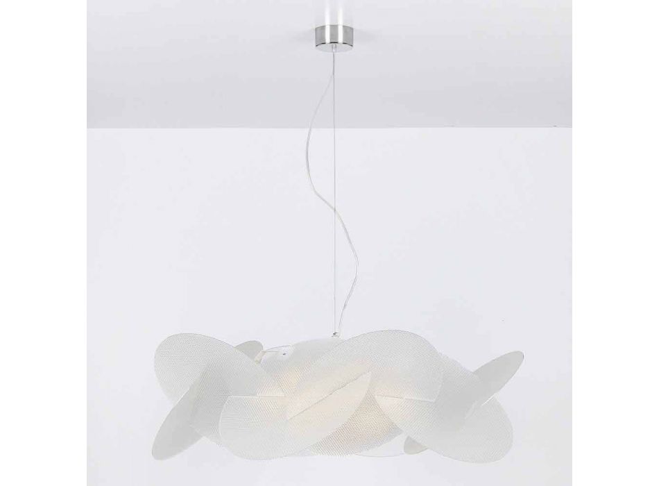 Pendant lamp 3 lights modern methacrylate diameter 90cm Leda Viadurini