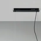 Suspension Lamp with 6 Lights in Metal and Modern Blown Glass - Birga Viadurini