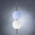 Handcrafted Suspension Lamp in Blown Venice Glass - Jupiter