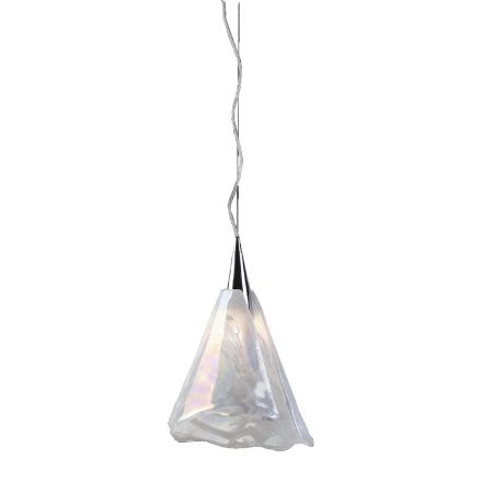 Handcrafted Venetian Blown Glass Suspension Lamp - Chrystal Viadurini