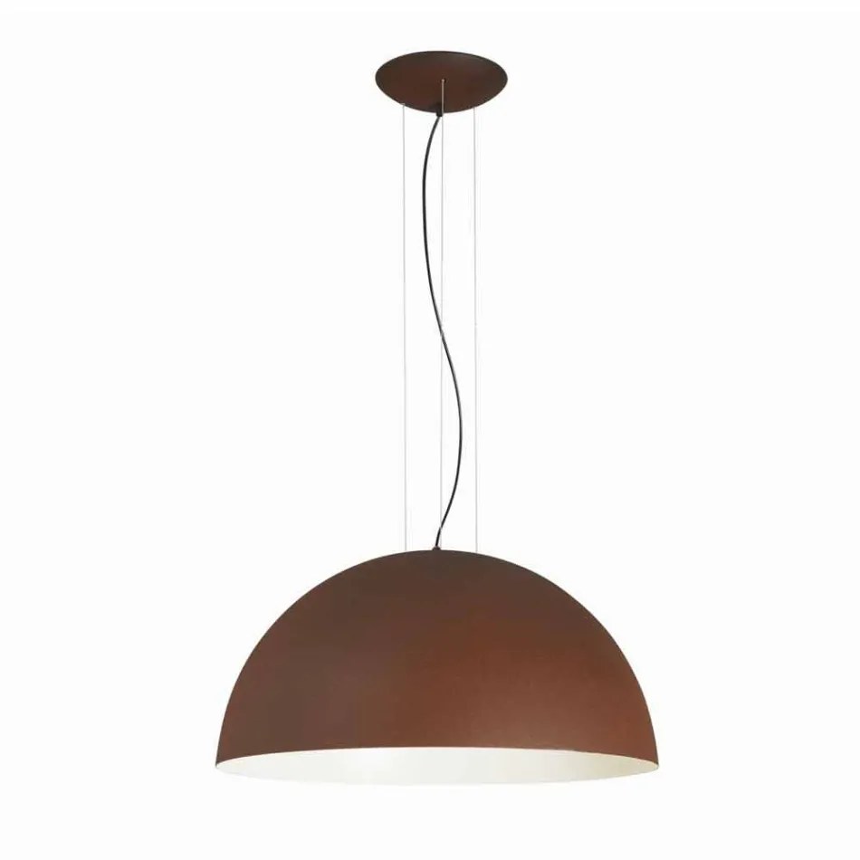 Pendant lamp bicolor steel, Ø50xh.25xL.cavo100cm, Grace Viadurini