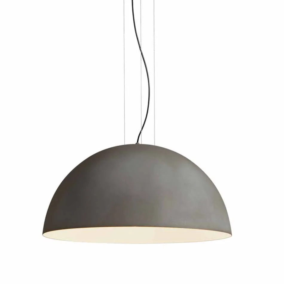 Pendant lamp bicolor steel, Ø50xh.25xL.cavo100cm, Grace Viadurini