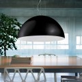 Pendant lamp bicolor steel 60 xH 30x L.cavo100 cm Tara