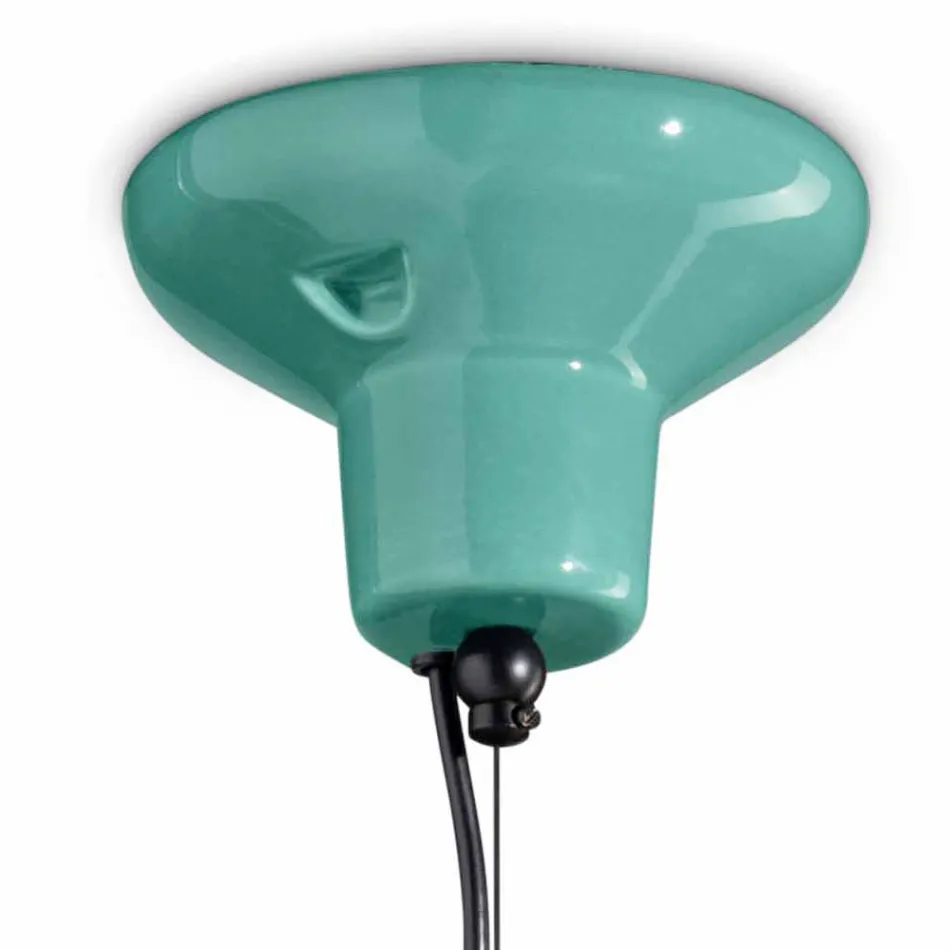 Suspension Lamp with 3 Elements of Different Shapes Made in Italy - Bumbum Viadurini