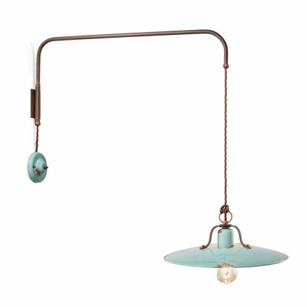 Suspension lamp with directional arm Sally country style Viadurini