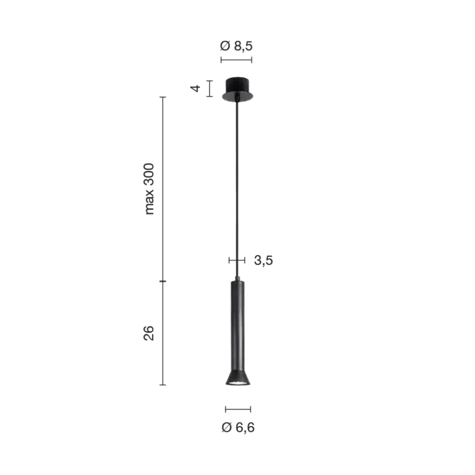 Suspension Lamp with Metal Frame and Adjustable Cables - Birch Viadurini
