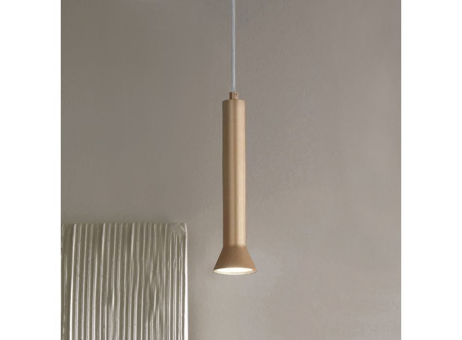 Suspension Lamp with Metal Frame and Adjustable Cables - Birch Viadurini