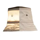 Suspension Lamp with Polyester Lampshade Made in Italy - Toscot Junction Viadurini