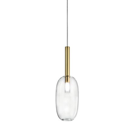 Suspension Lamp with Glass in Various Shapes Made in Italy - Sintonia Viadurini