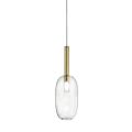 Suspension Lamp with Glass in Various Shapes Made in Italy - Sintonia