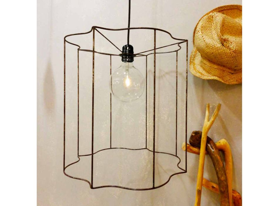 Design suspension / floor lamp with Cigno cage Viadurini