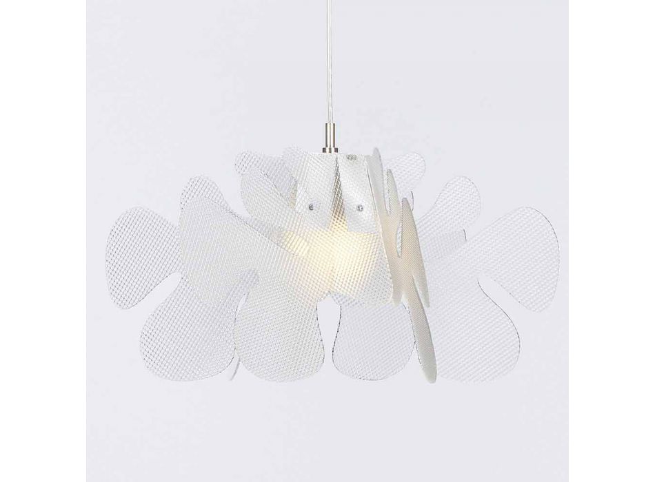 Design pendant lamp in methacrylate, L.55 x P.55cm, Debora Viadurini