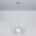 Modern design methacrylate pendant lamp Debora, 55x55 cm