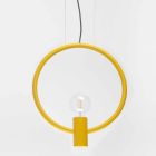 Design Suspension Lamp in Steel Made in Italy - Delizia Viadurini