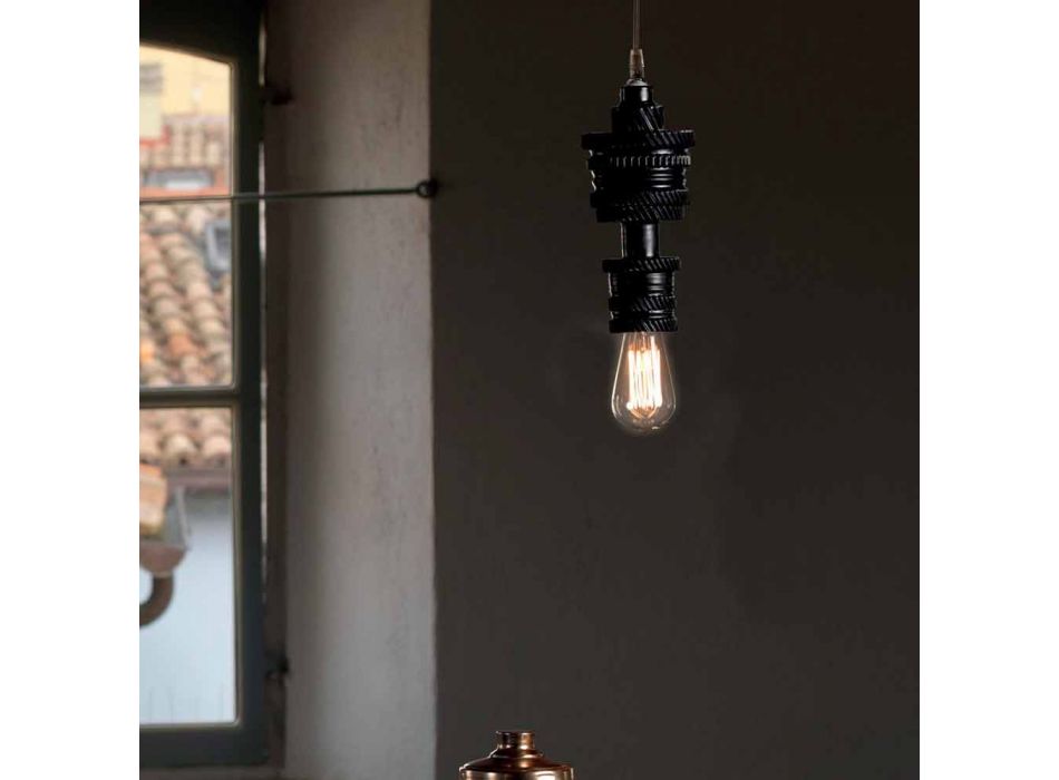 Design Suspension Lamp in Ceramic 3 Finishes Made in Italy - Futurism Viadurini
