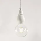 Design Suspension Lamp in Ceramic Made in Italy - Fate by Aldo Bernardi Viadurini