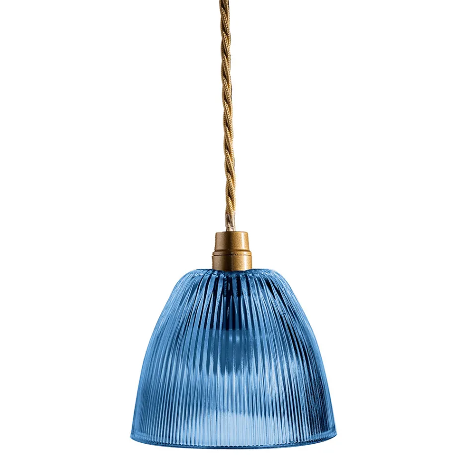 Design Pendant Lamp in Venetian Glass Made in Italy - Sapphire Viadurini