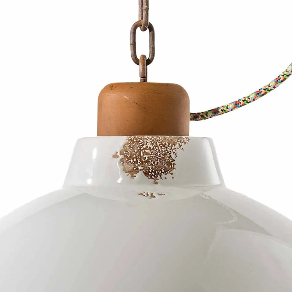 Lamp craft industrial design suspension Clara Viadurini