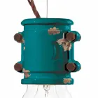 Hanging lamp crafted urban design Edith Ferroluce Viadurini