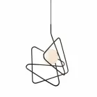 Pendant lamp in modern steel Ø60xh.60xL.cavo200cm, Adele Viadurini